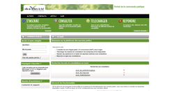 Desktop Screenshot of marchespublics.ville-villiers-le-bel.fr
